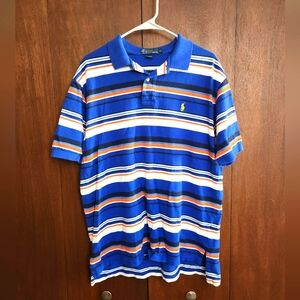 Vintage, Polo Ralph Lauren Men's XL Striped Shirt